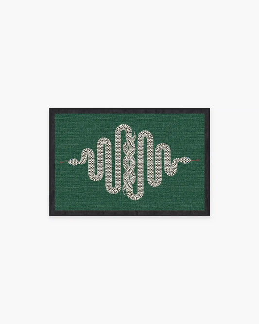 Venom Emerald Rug by Jonathan Adler