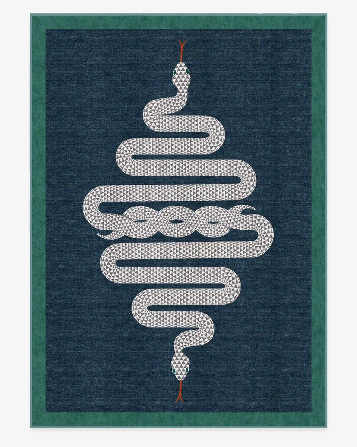 Venom Sapphire Rug by Jonathan Adler