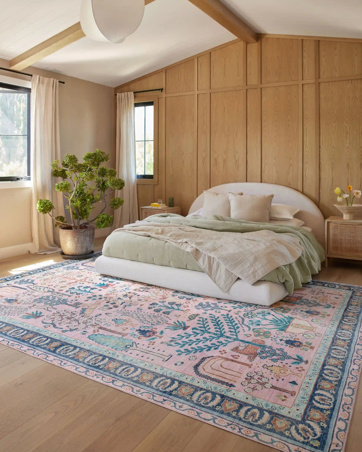 Julietta Soft Pink Rug by Anthropologie