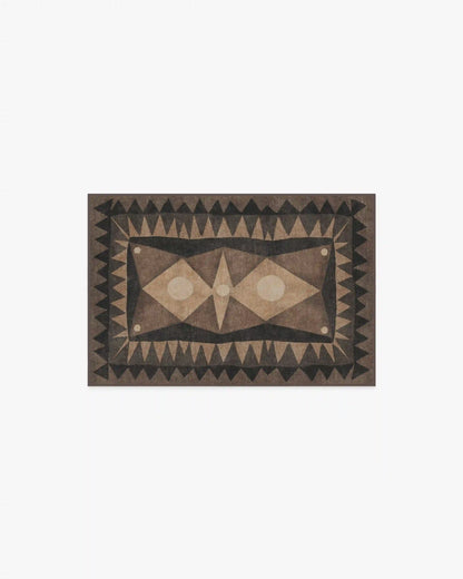 Hilma Charcoal Rug by Jungalow