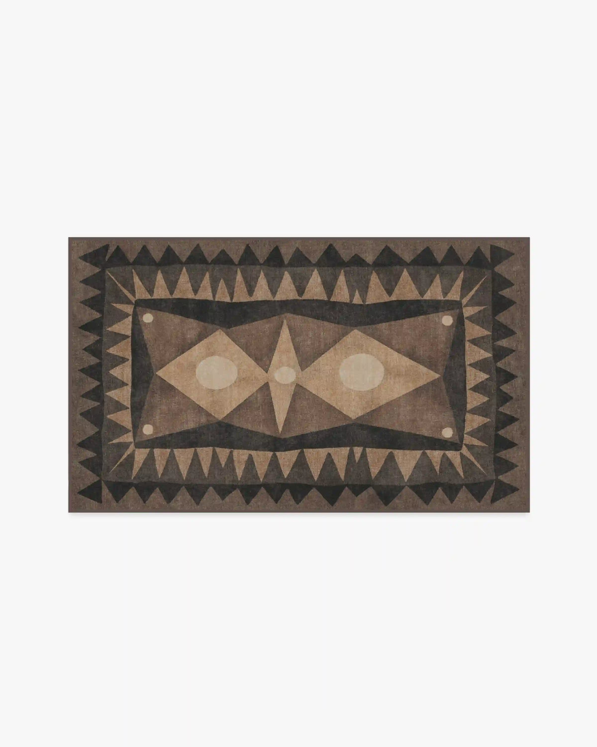 Hilma Charcoal Rug by Jungalow
