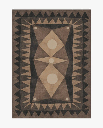 Hilma Charcoal Rug by Jungalow