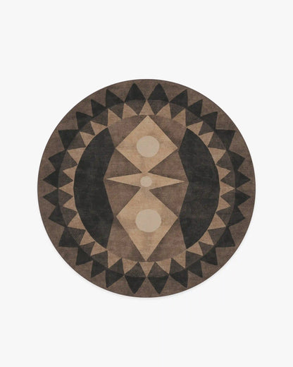 Hilma Charcoal Rug by Jungalow