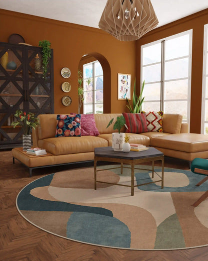 Sonia Sand & Ocean Rug by Jungalow