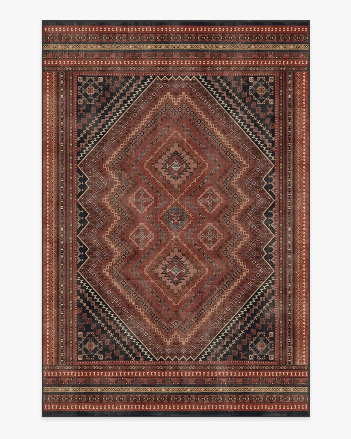 Kaden Amber Red Rug