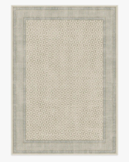Kairos Ivory & Blue Rug
