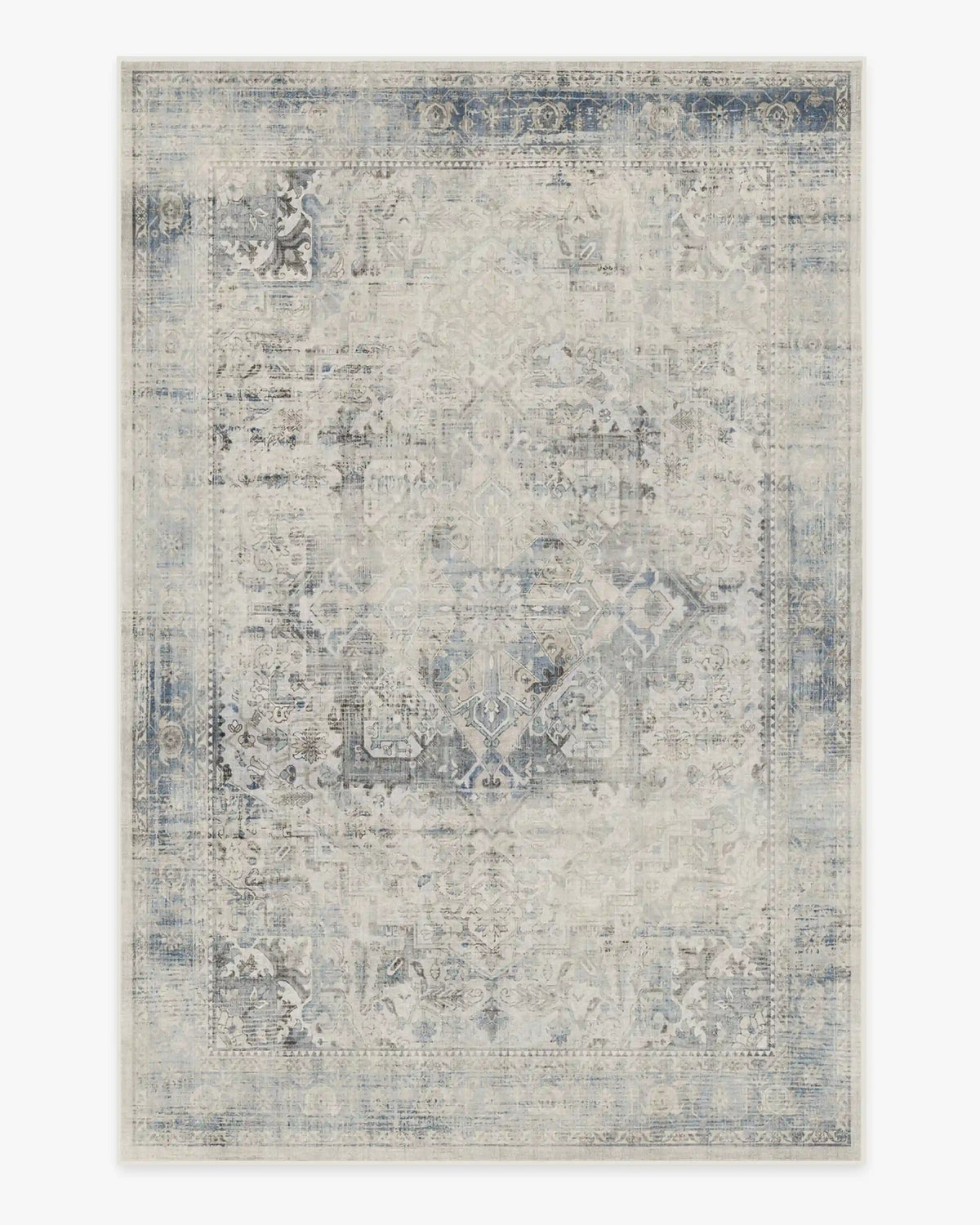 Kamran Blue Quartz Rug