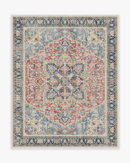 Kamran Cayenne Red Rug
