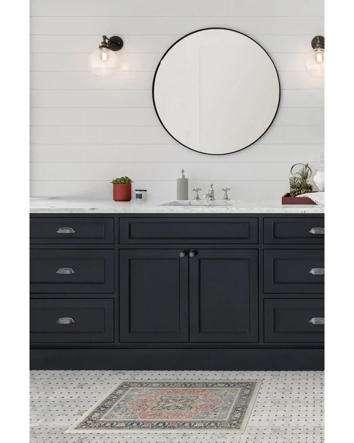 Kamran Cayenne Red Rug