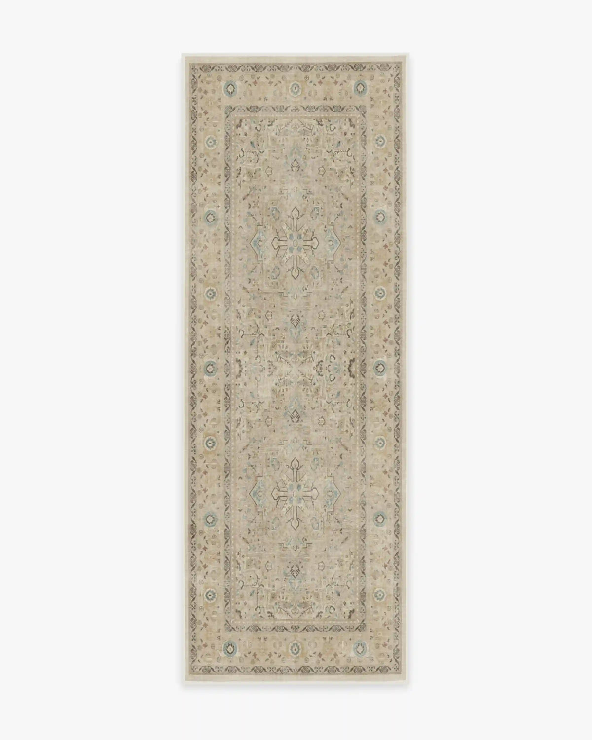 Kamran Ivory Opal Rug