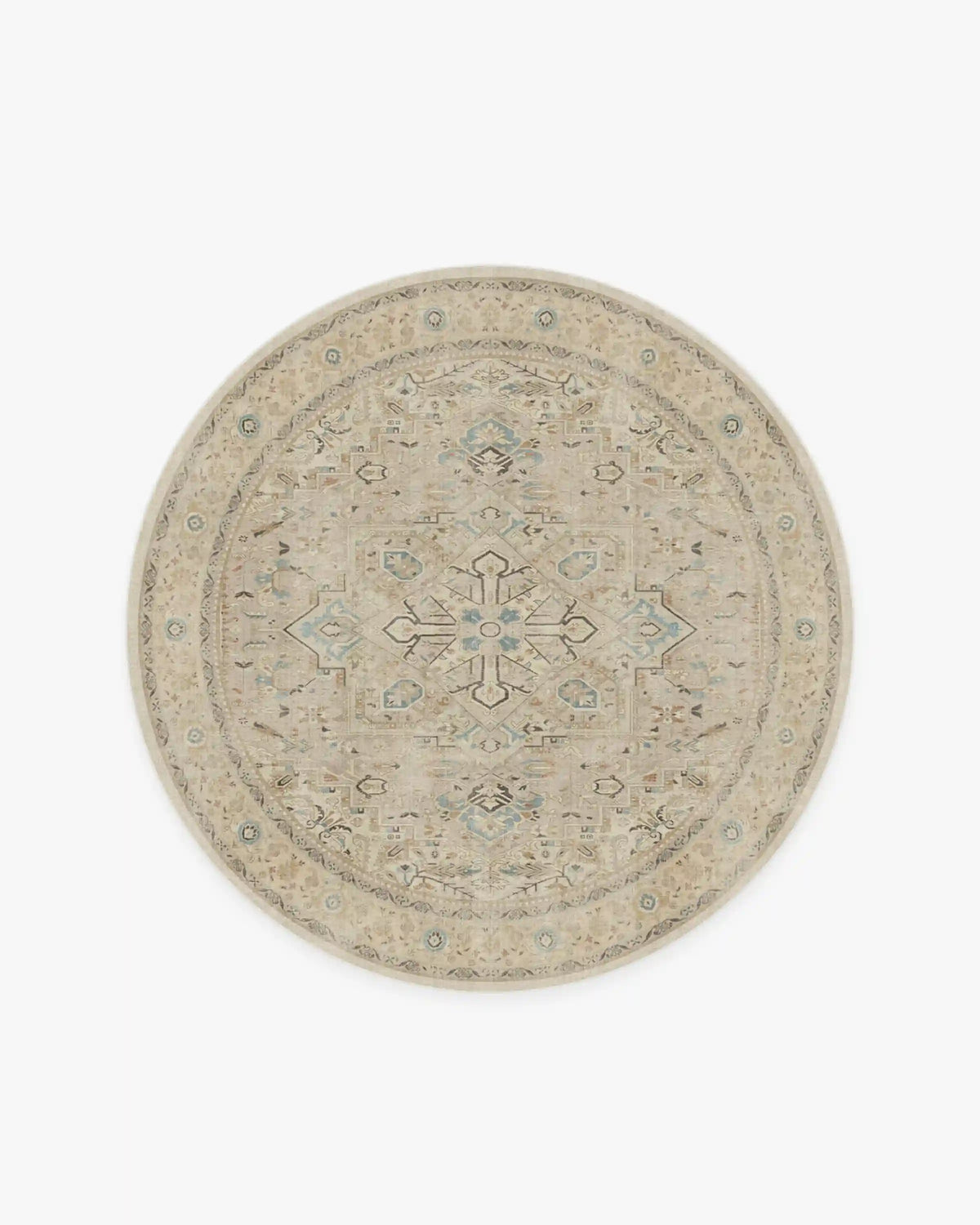 Kamran Ivory Opal Rug