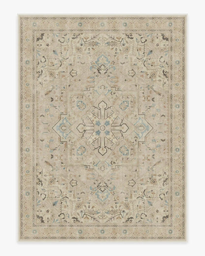 Kamran Ivory Opal Rug