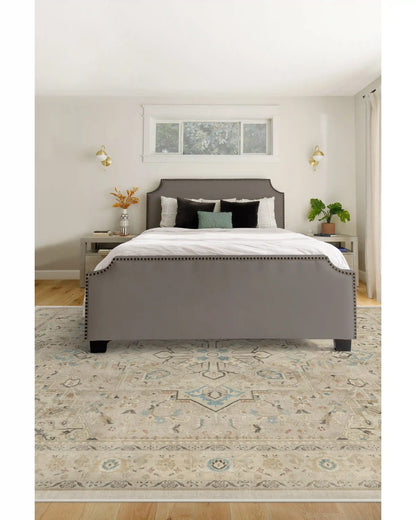 Kamran Ivory Opal Rug
