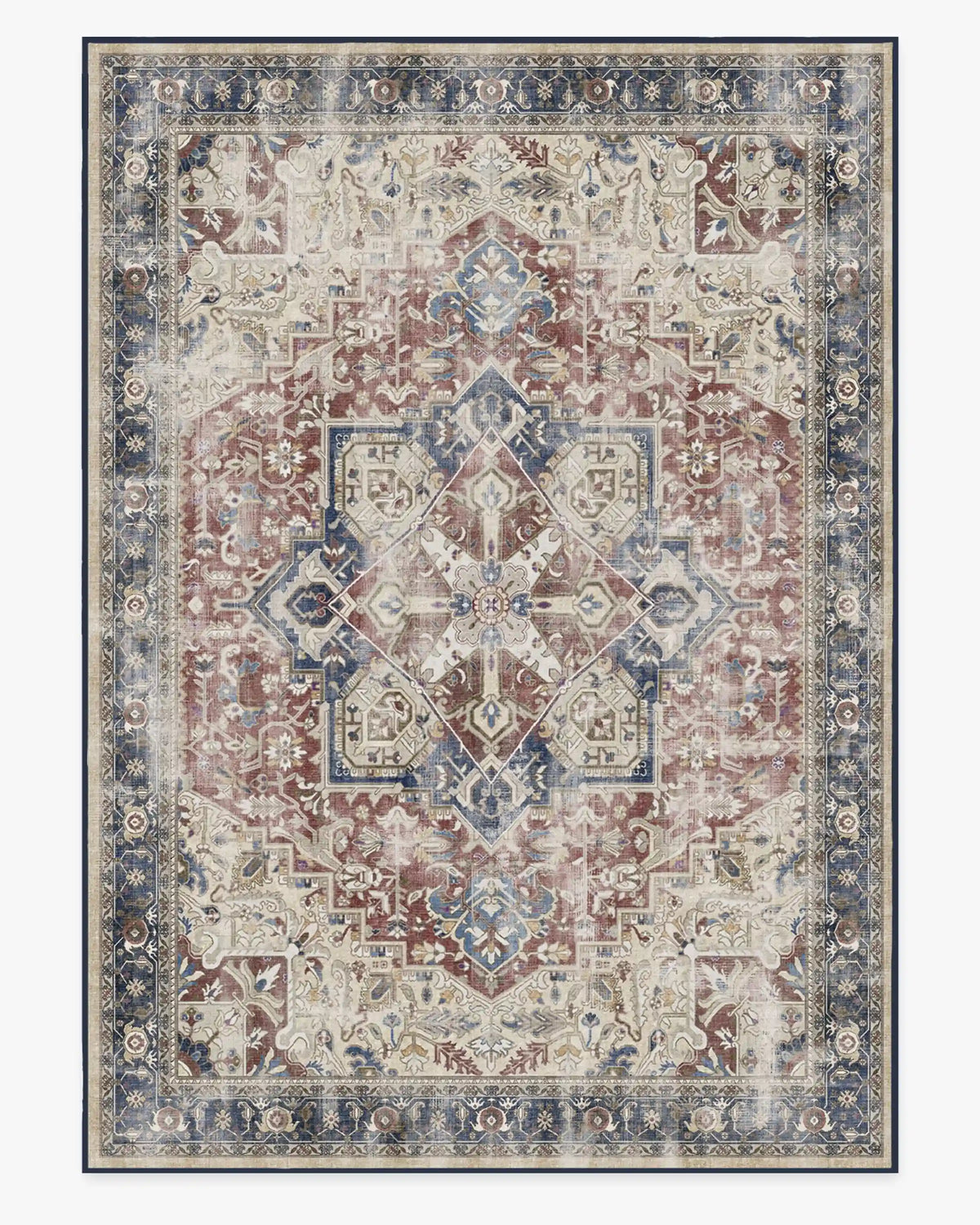 Kamran Royal Blue Rug
