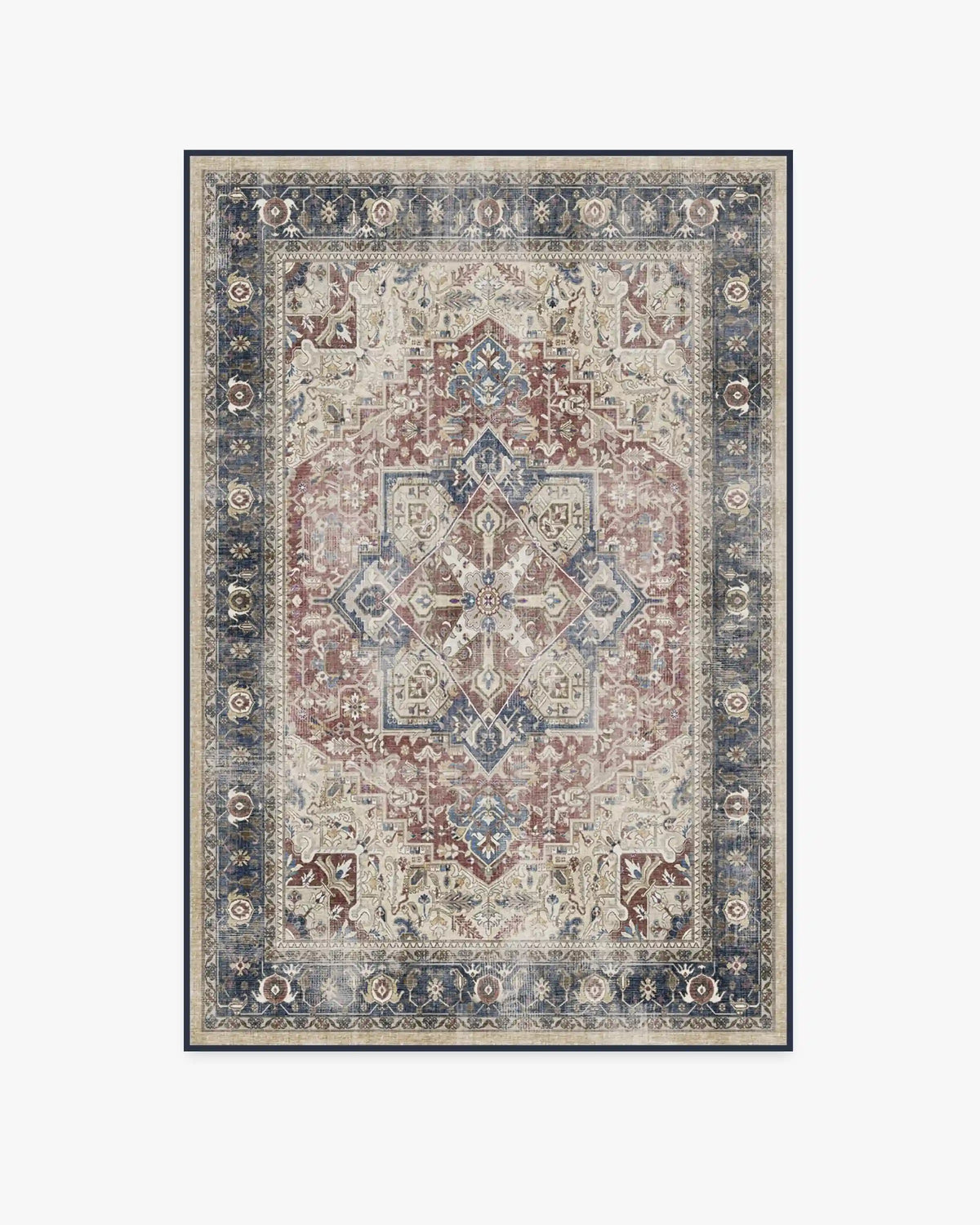 Kamran Royal Blue Rug