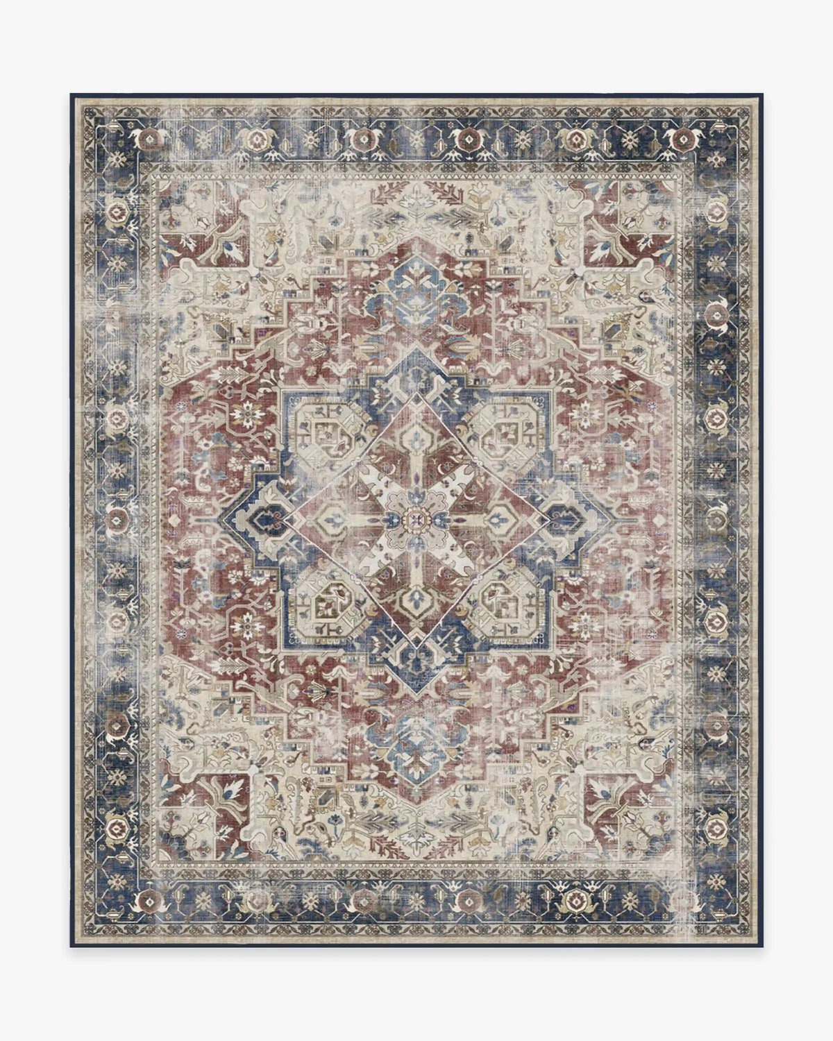 Kamran Royal Blue Rug