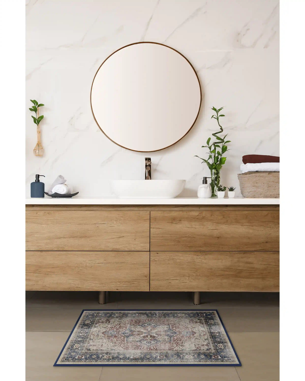 Kamran Royal Blue Rug