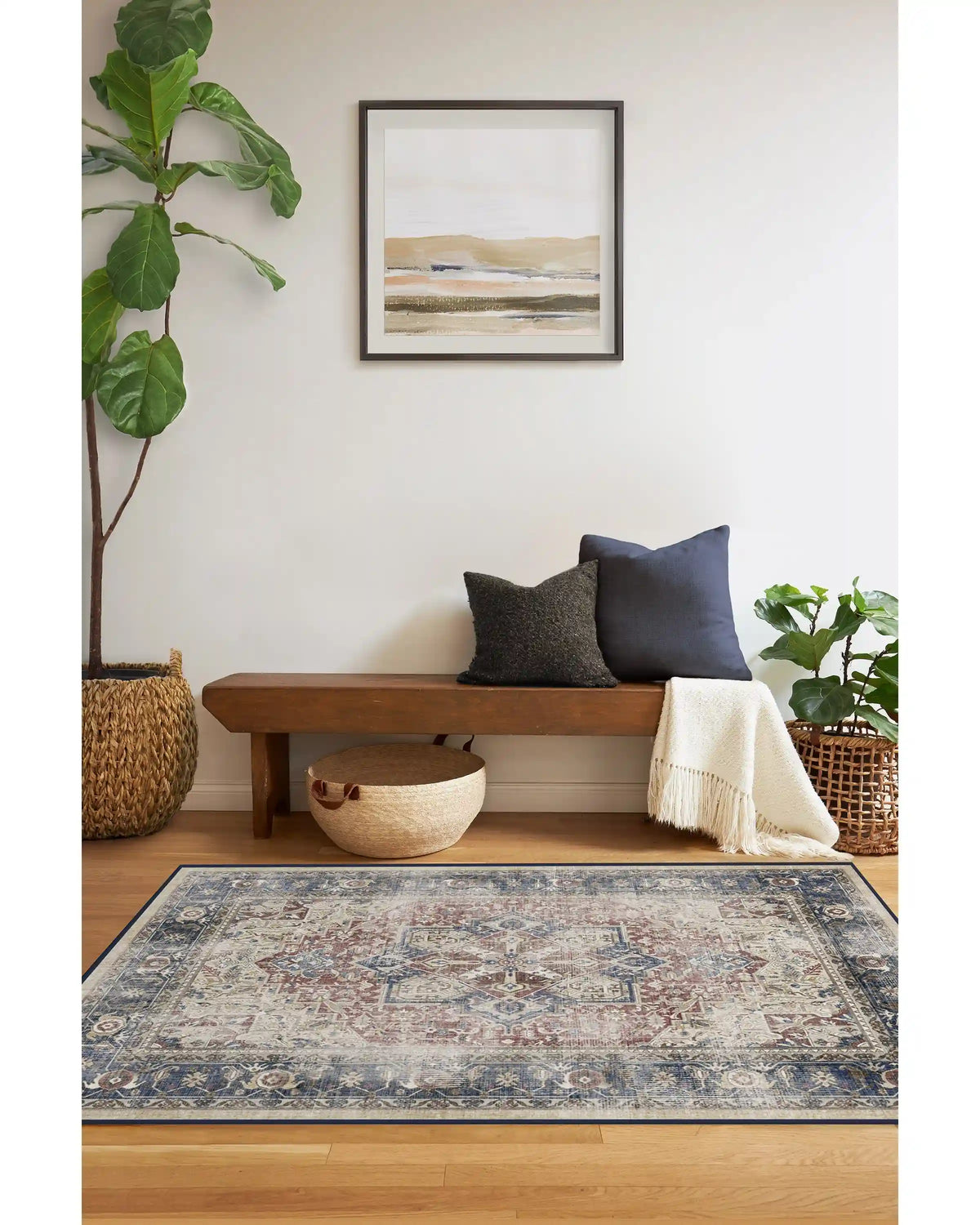 Kamran Royal Blue Rug
