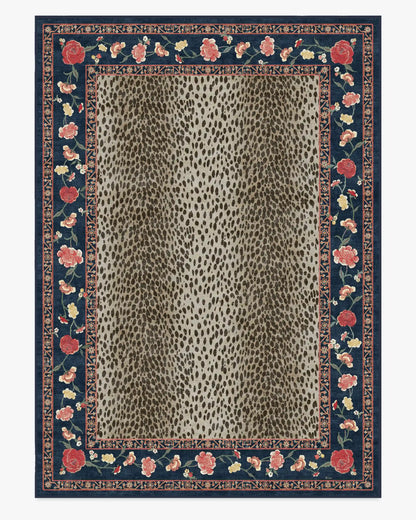 Kensington Sapphire & Brown Rug by RIXO