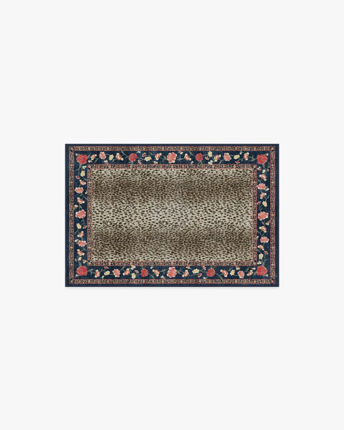 Kensington Sapphire & Brown Rug by RIXO