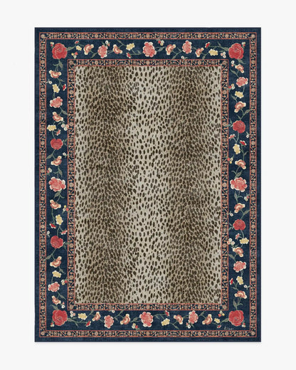 Kensington Sapphire & Brown Rug by RIXO