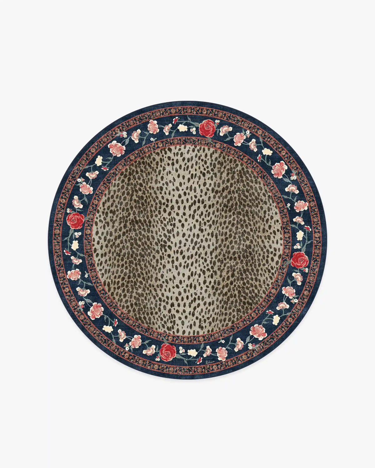 Kensington Sapphire & Brown Rug by RIXO