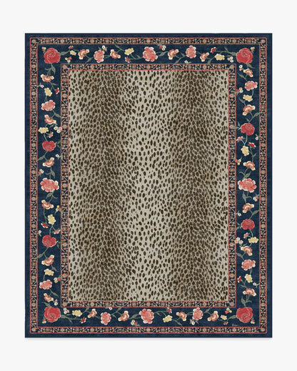 Kensington Sapphire & Brown Rug by RIXO