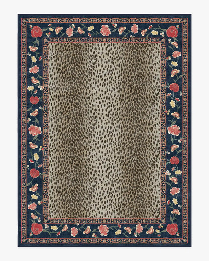 Kensington Sapphire & Brown Rug by RIXO