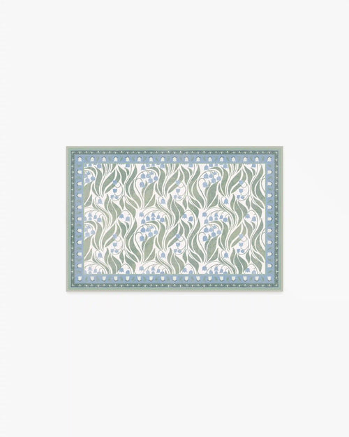Lila Ivory & Soft Blue Rug