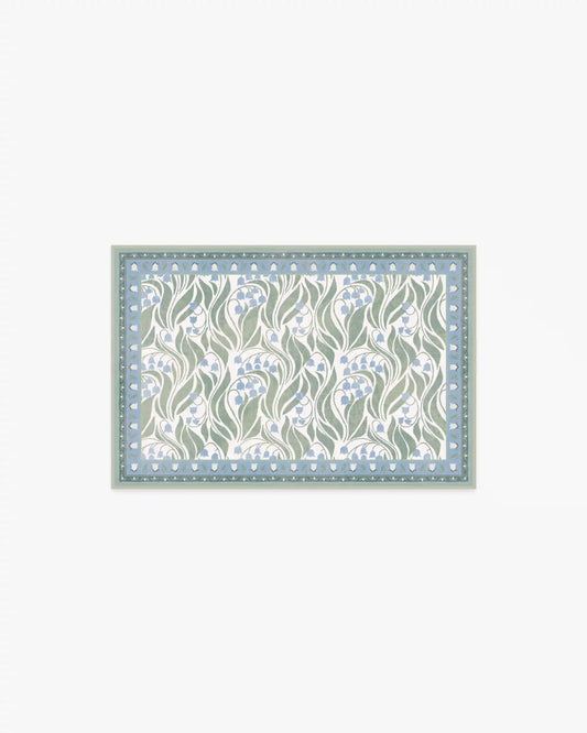 Lila Ivory & Soft Blue Rug