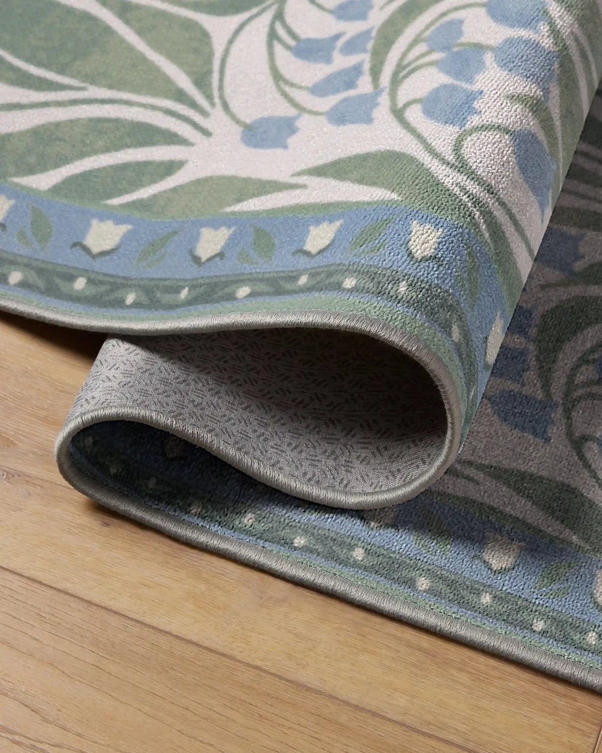 Lila Ivory & Soft Blue Rug