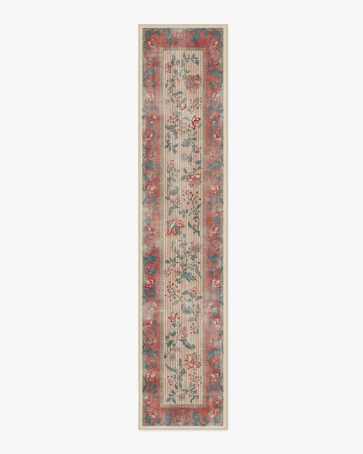 Lilou Currant & Teal Green Rug