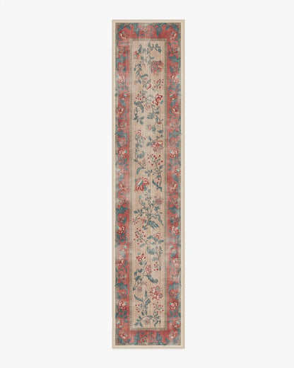 Lilou Currant & Teal Green Rug