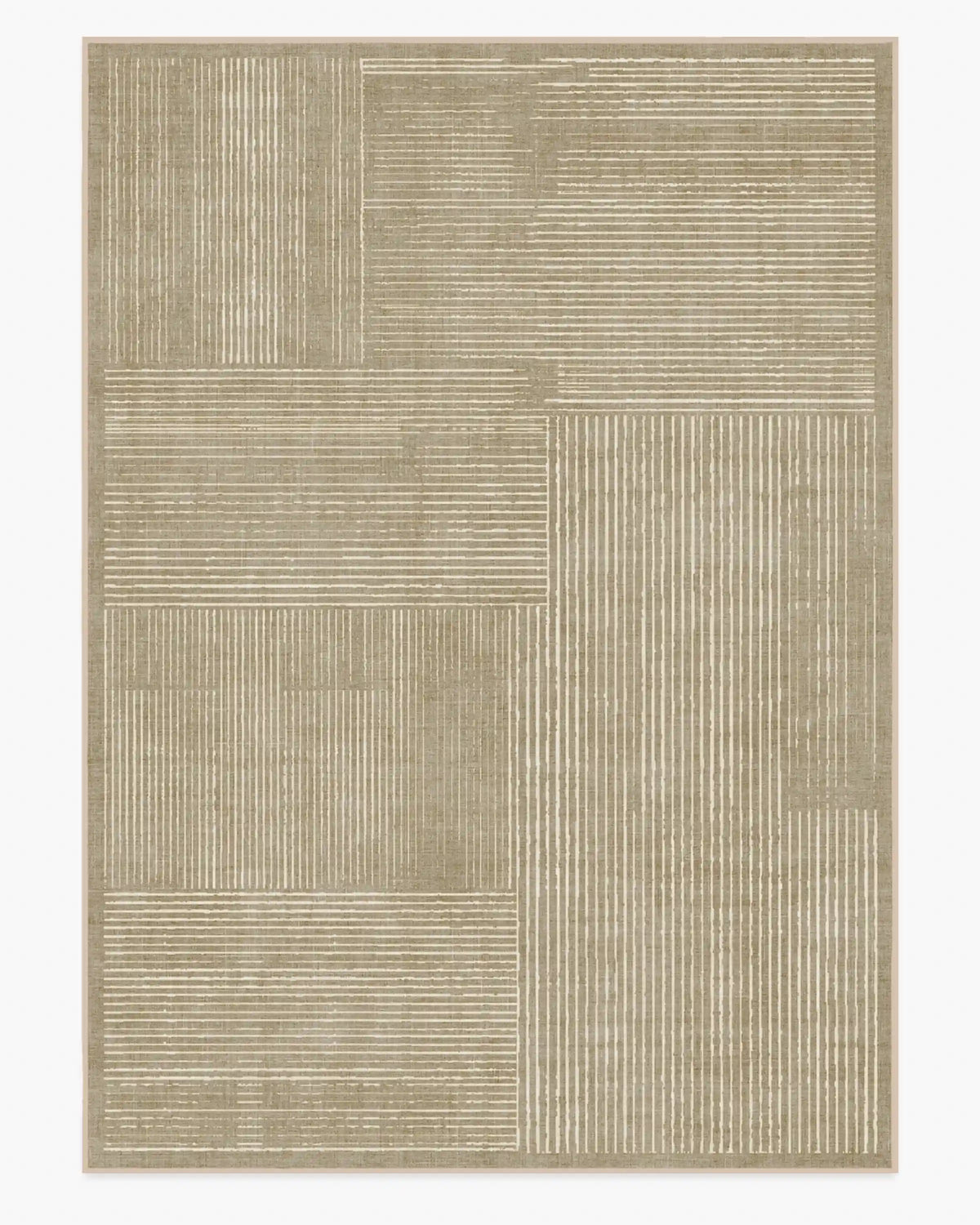 Linear Oasis Warm Taupe Rug