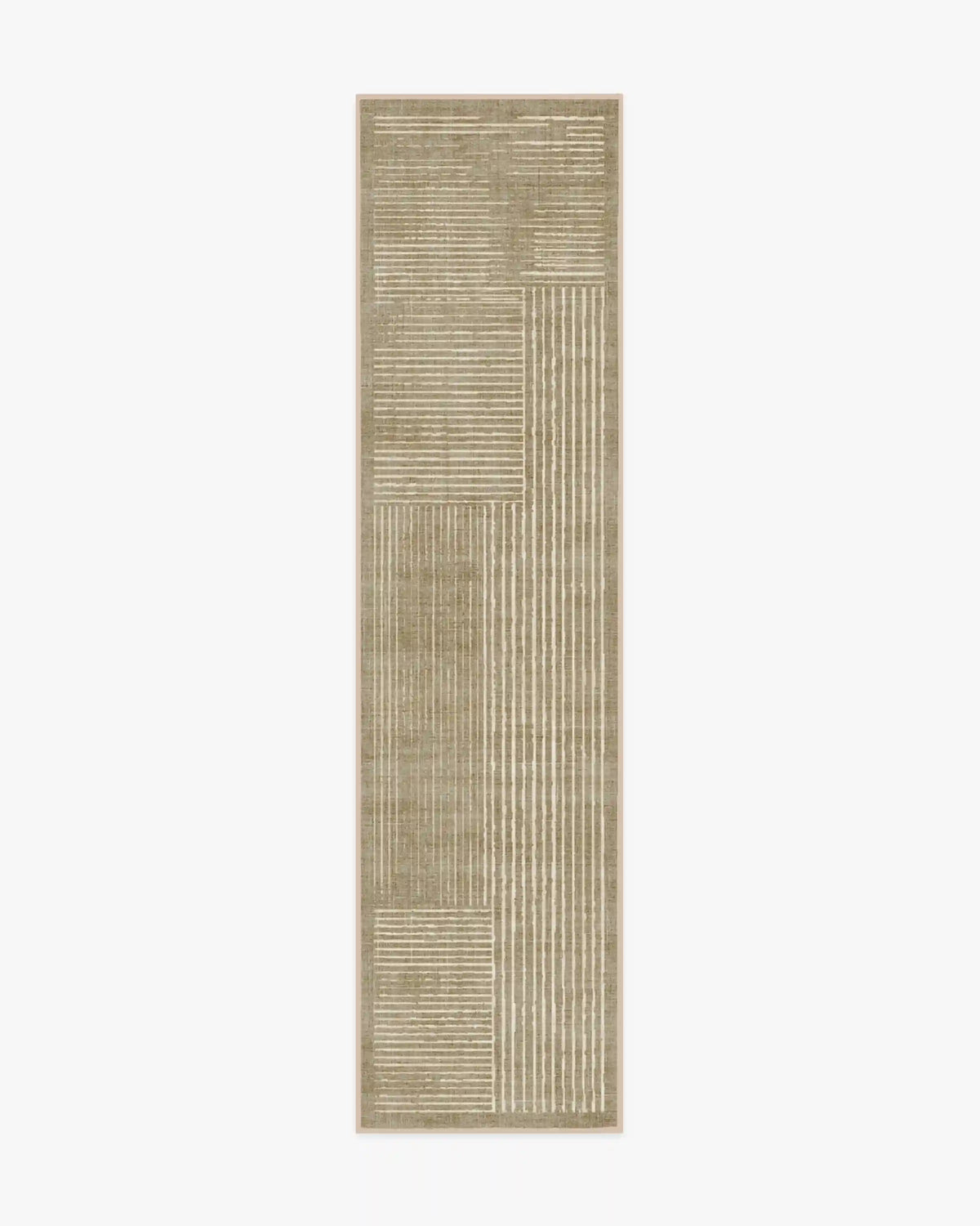 Linear Oasis Warm Taupe Rug