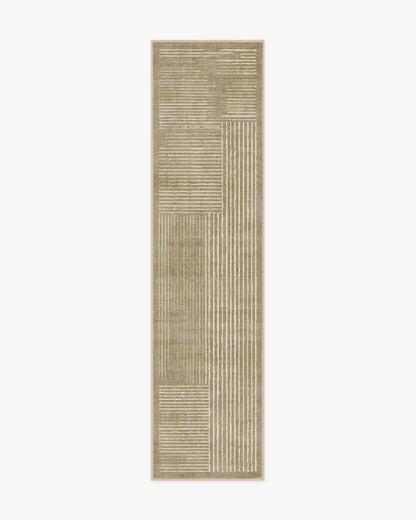 Linear Oasis Warm Taupe Rug
