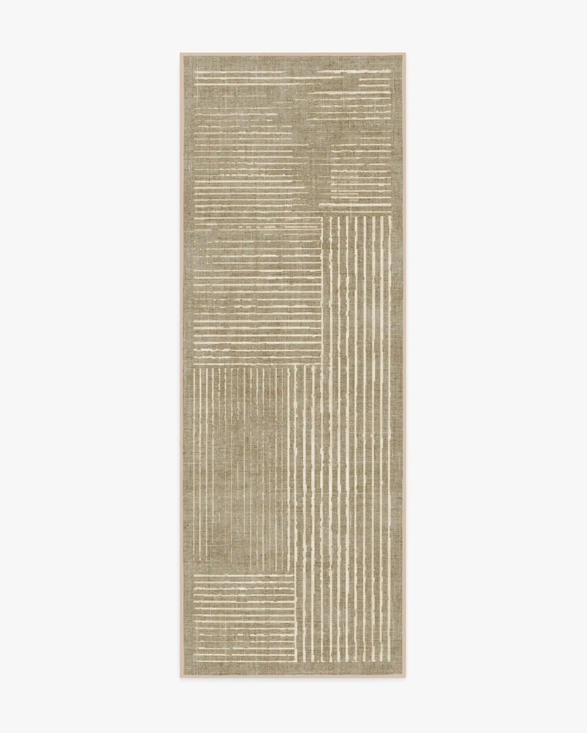 Linear Oasis Warm Taupe Rug