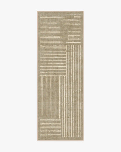 Linear Oasis Warm Taupe Rug