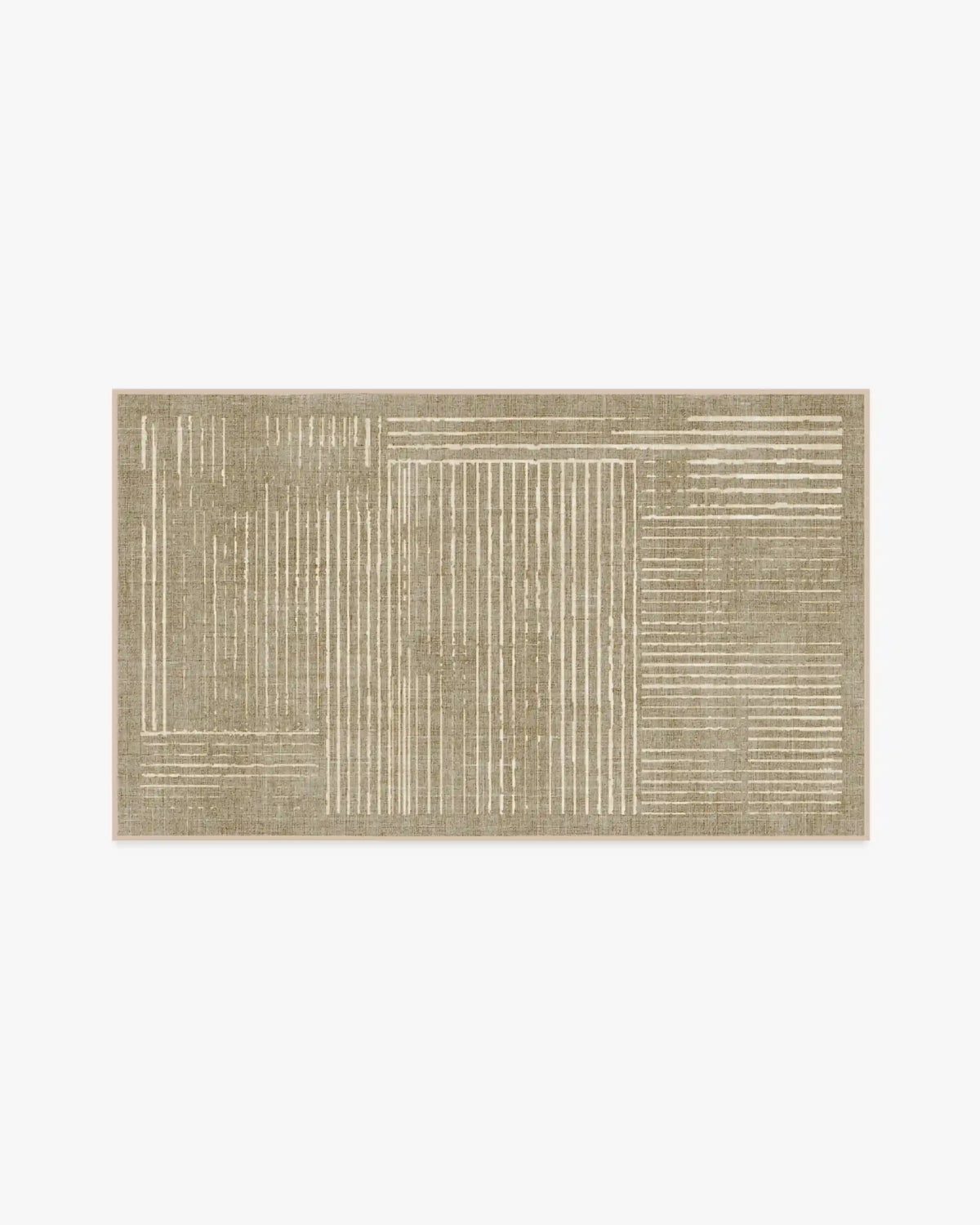Linear Oasis Warm Taupe Rug