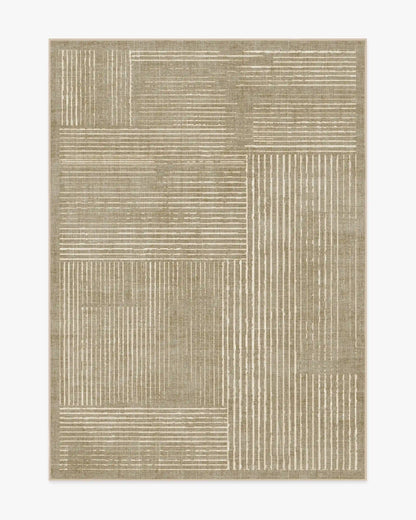 Linear Oasis Warm Taupe Rug