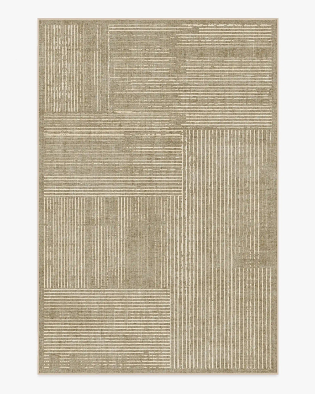 Linear Oasis Warm Taupe Rug