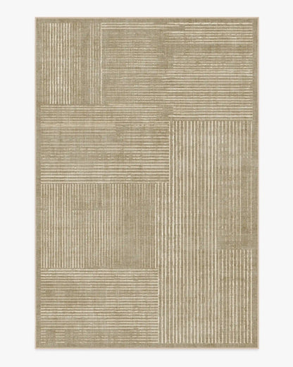 Linear Oasis Warm Taupe Rug