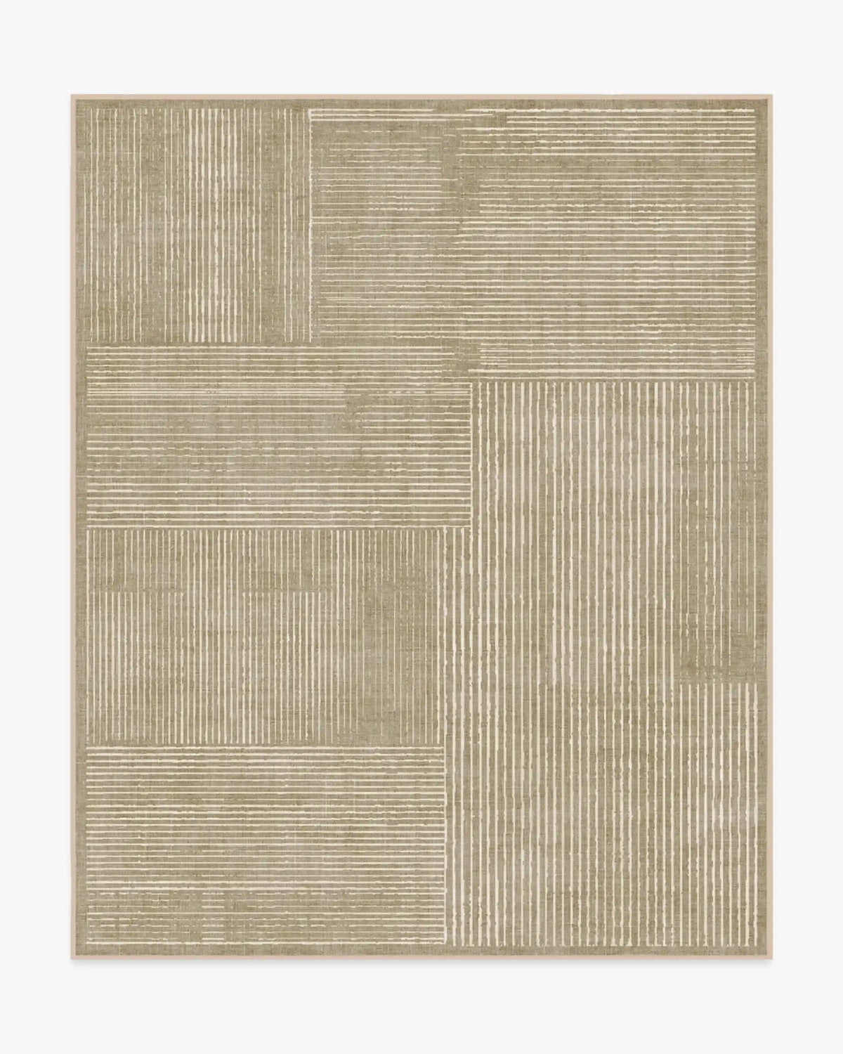 Linear Oasis Warm Taupe Rug