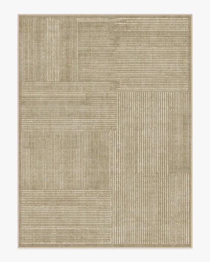 Linear Oasis Warm Taupe Rug