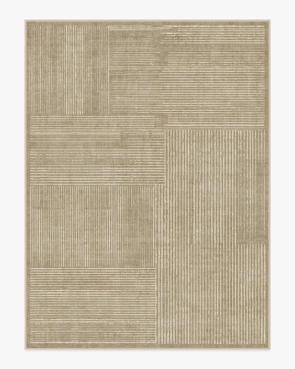 Linear Oasis Warm Taupe Rug
