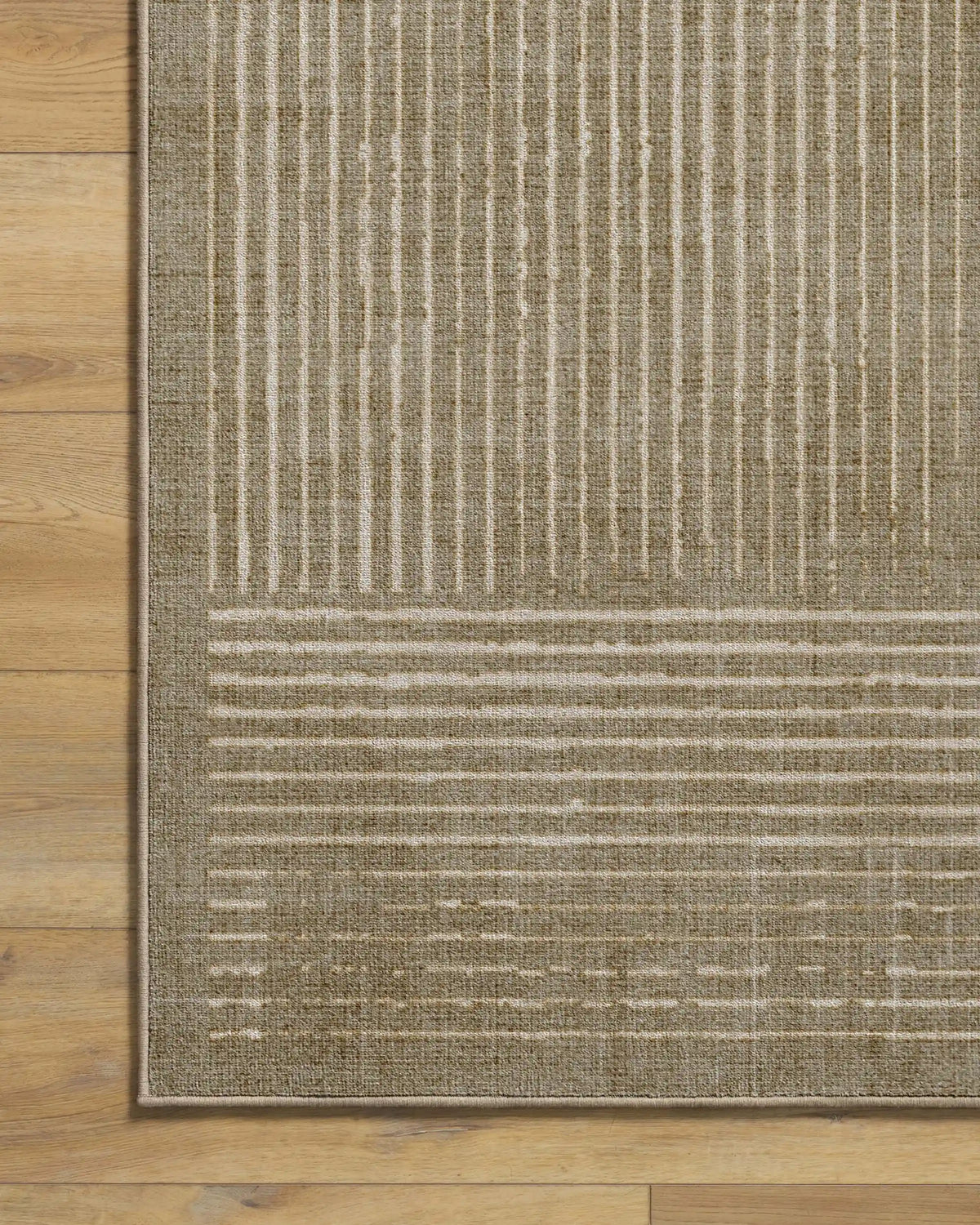 Linear Oasis Warm Taupe Rug
