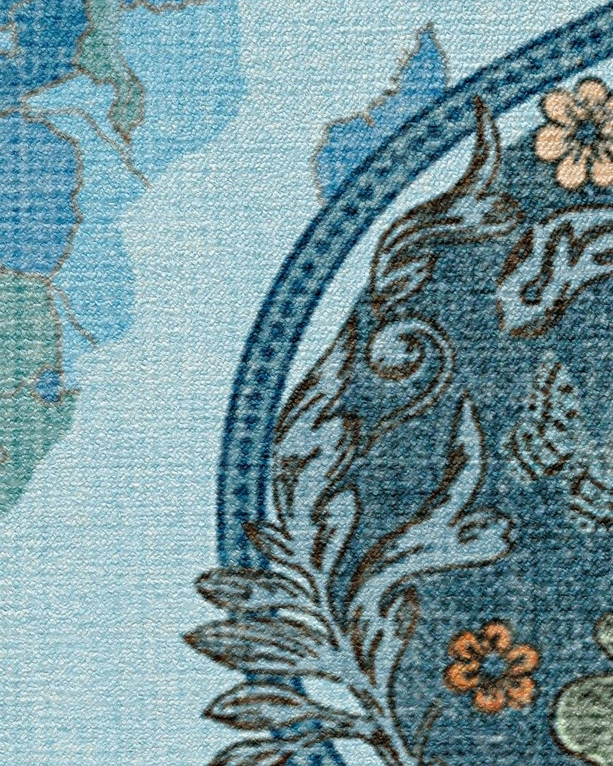 Little Explorer Blue & Grey Rug