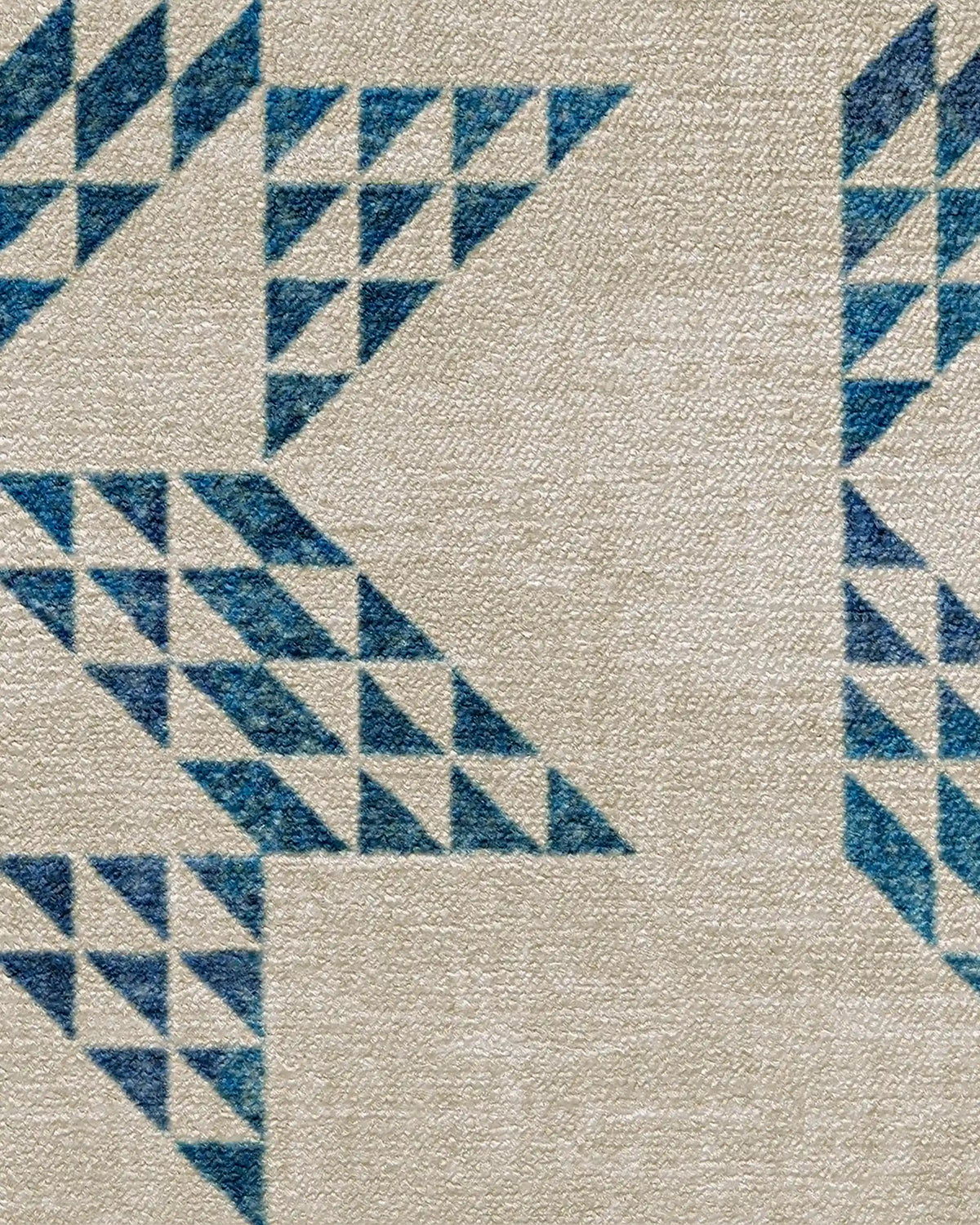 Louisa Cream & Blue Rug
