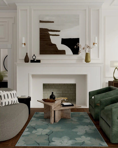 Magnolia Teal Rug