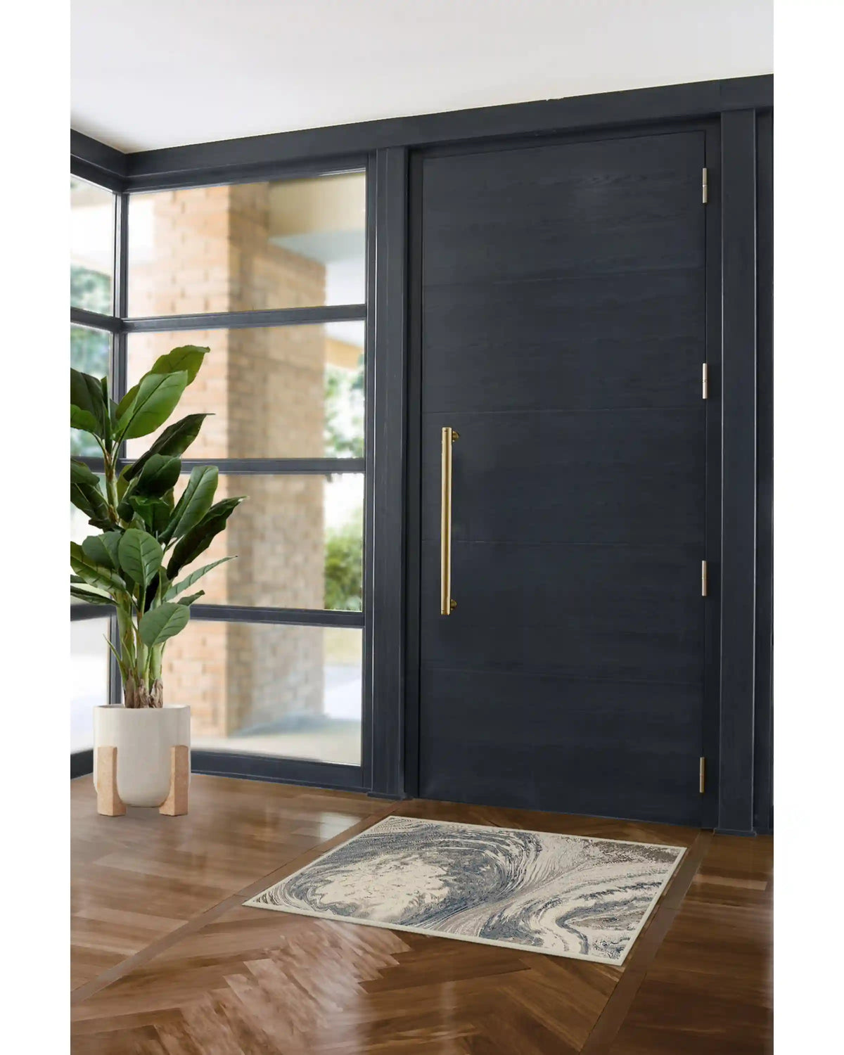 Malaspina Dusk Blue Rug
